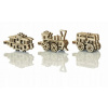 Wooden City 3D puzzle mini sada Widgets: Dopravní prostředky 36 ks