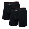 Pánska súprava boxeriek Saxx Vibe Xtra Boxer Brief Fly 2Pk Black Xxl