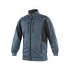 CXS Mikina CXS LEONIS, pánská, modro - černá - 3XL Modrá-Čierna, 3XL