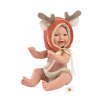 Llorens 63202 NEW BORN CHLAPČEK - realistická bábika bábätko s celovinylovým telom - 31 cm