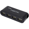 LogiLink UA0085 4 porty USB 2.0 hub čierna; UA0085