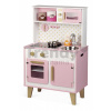 Drevená kuchynka Candy Chic Big Cooker Janod s retro dizajnom ružová 6 doplnkov J06554