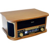 Lenco Classic Phono TCD-2551WD - Holz-Plattenspieler im Retro-Design mit Bluetooth gramofón; TCD-2551