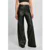 Ladies Faux Leather Wide Leg Pants 26