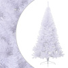 Umelý polovičný vianočný stromček+stojan, biely 240 cm, PVC-ForU-328421