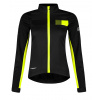 Dámska bunda FORCE FROST LADY softshell čierno-fluo S