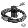 Magnetické svietidlo Magnetico®-Plug, tmavá chrómová farba