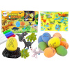 LEAN TOYS Kreatívna sada maľovanie dinosaurích vajíčok