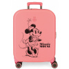 JOUMMA BAGS ABS cestovný kufor MINNIE MOUSE Happines Coral, 55x40x20cm, 37L, 3668622 (small exp.)