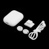 AppleMix Súprava 4v1 pre Apple Airpods - silikónová - biela