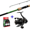 Delphin ZEPHYR Spin 230cm/30g/2 diely + Wizard omega spin 4000 Set