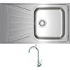 Teka STARBRIGHT 50 E-XN 1B 1D X nerezová oceľ + Teka IN 915 CR chróm