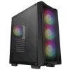 DEEPCOOL skříň CC560 MESH V2 / ATX / 4x120 mm fan ARGB / USB 3.0 / USB 2.0 / mesh panel / černá R-CC560-BKAMA4-G-2