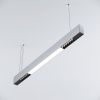 Svítidlo SERPENT DOT linie | závěsné | svit up-down | stříbrné | prizma | 3000K | DALI - SERPENT DOT 30° linie | závěsné | svit up-down | stříbrná | prizma | 3000K | DALI | 1 metr