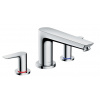 Hansgrohe Talis E Trojotvorová vaňová batéria, chróm 71747000-HG