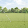 zahrada-XL Plot s stĺpmi Strieborná 1.5 x 10 m Ocel potiahnutá PVC 3353353