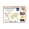 Wooden City 3D puzzle Mapa sveta M 29 ks WM501