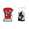 Ascaso Dream ONE, Love Red + Eureka Mignon Perfetto, NX black