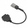 6-pinový kábel adaptéra OBD2 na 16-pin pre motocykle CAN-AM, moto ATV, UTV