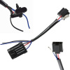 Adaptér H4 pre lampy pre Harley Davidson, nerežte inštaláciu