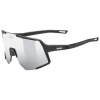UVEX BRÝLE SEQUENZE BLACK MATT / MIR.SILVER (S5340062216) Uni