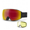 HATCHEY Okuliare Snipe - grey full revo black red Čierna
