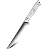 IZMAEL Damaškový kuchynský nôž Yuzuki Boning/Biela 15 cm