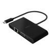 Belkin USB-C adaptér (HDMI, VGA, USB-A, LAN) + nabíjení 100W PD AVC004BTBK