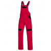 ARDON®COOL TREND Pracovné nohavice s trakmi červené skrátené XL H8131/XL