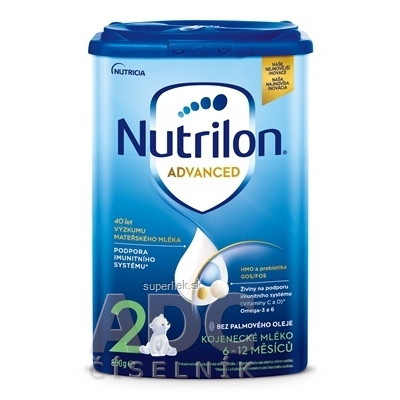 Nutrilon Advanced 2 následná mliečna dojčenská výživa v prášku (6-12 mesiacov) 1x800 g, 8590340104077