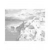 ZUTY Bodkovanie - ZÁPAD SLNKA NA SANTORINI Rámovanie: vypnuté plátno na rám, Rozmer: 80x100 cm