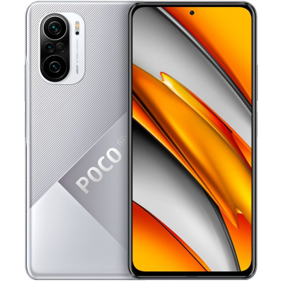 Xiaomi Poco F3 8GB/256GB Global strieborný (Dual Sim, 5G internet, 8-jadro, RAM 8GB, pamäť 256GB, FullHD+ AMOLED displej 6.67", 48MPix, NFC, 4520mAh)