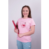 Unidress Zdravotnícke tričko Unidress-fonendoskop so srdiečkom - Ružová, L