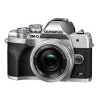 Digitální fotoaparát Olympus E-M10 Mark IV 14-42 EZ kit silver/silver – Cashback