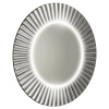 Sapho PRIDE guľaté zrkadlo s LED osvetlením v ráme, o 90cm, strieborná SPH PD952