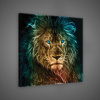 Obraz na plátne štvorec - OB2000 - Lev 40cm x 40cm - O5