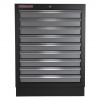 AHProfi Celokovová dílenská skříňka PROFI, 9 zásuvek, 680 x 458 x 910 mm - TGC1309