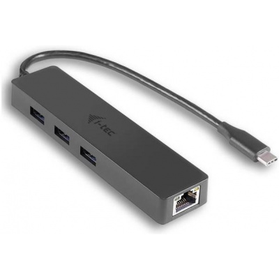 i-Tec USB-C 3.1, 3port + Gigabit Ethernet, hub C31GL3SLIM