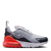 Nike Air Max 270 Childrens Trainers Grey/Red 2 (34)