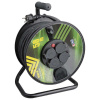 Kábel predlžovací na bubne 25 m / 4 zásuvky / gumový (P084251)