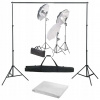 Fotografický set vidaXL lampy pozadie