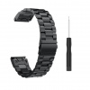 eses Masívny celokovový remienok pre Garmin EasyFit/QuickFit 26 mm Farba: čierna