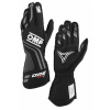 RUKAVICE OMP ONE EVO X my2024 s homologizáciou FIA (vonkajšie šitie) čierna