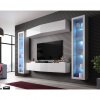 Cama Meble Obývačka VIGO SLANT 9, biela/biely lesk