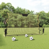 vidaXL Futbalová odrazová sieť čierno-žltá 183x85x120 cm polyester 93760