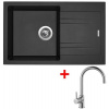 Sinks Drezy LINEA 780 Metalblack + Vitalia
