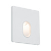 Paulmann 92922 LED zápustné orientačné svietidlo na schody Wall 1x1,7W | 50lm | 2700K - biela