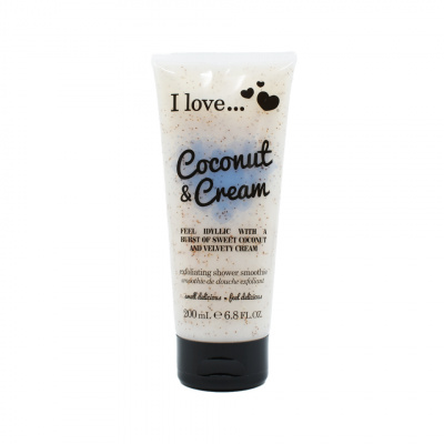 I Love Coconut & Cream Exfoliating Shower Smoothie 200 ml