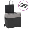 zahrada-XL Chladiaci box s kolieskom a adaptérom čierno-sivý 30 l PP 3154635