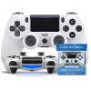 Bezdrôtový ovládač pre PS4 Elektron biely
